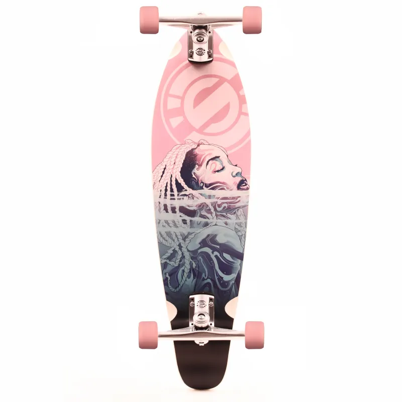 Original Derringer Resurface Pink 33" Surfskate Complete