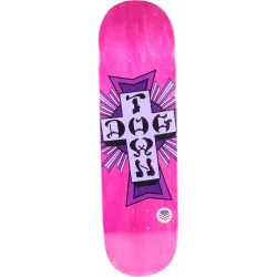 Dogtown Street Cross Purple Cross 8.25" Skateboard Deck