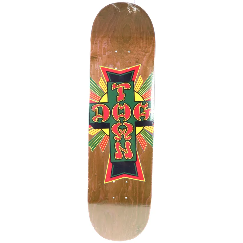 Dogtown Street Cross Rasta Cross 8.5" Skateboard Deck