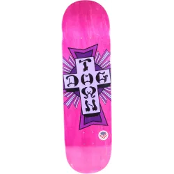 Dogtown Street Cross Purple Cross 7.75" Skateboard Deck