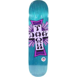 Dogtown Street Cross Purple Cross 7.875" Skateboard Deck