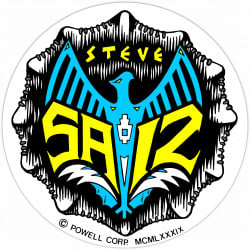 Powell-Peralta Steve Saiz Totem Sticker