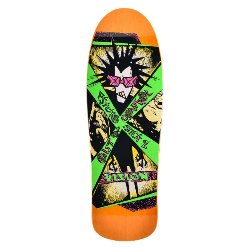 Vision Psycho Stick II 10" Old School Skateboard Deck