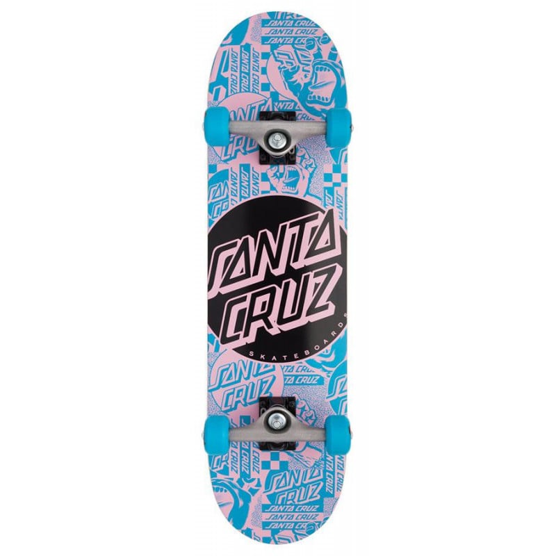 Santa Cruz Flier Dot Full Sk8 8.0" Skateboard Complete