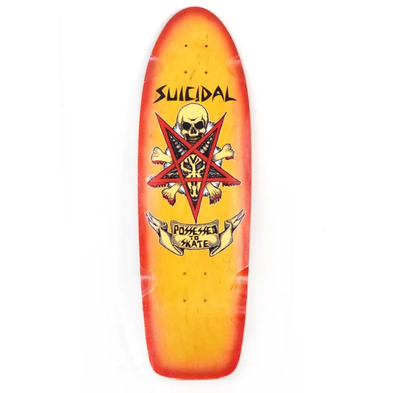 Dogtown Suicidal Skates Possessed To Skate 70’s Classic 9" Old School Skateboard Deck