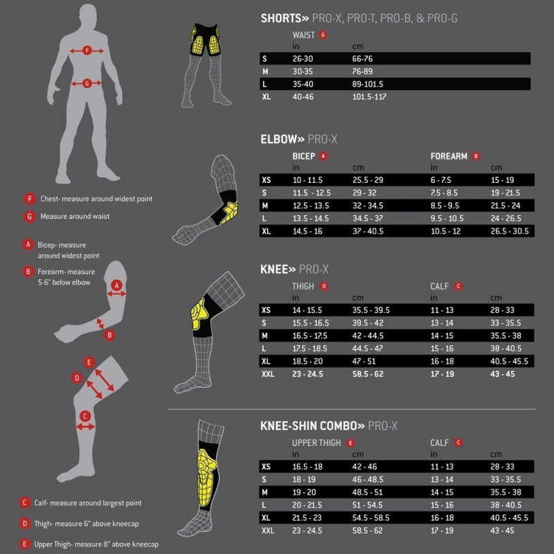 G-Form Pro-X Genou-tibia Combo Pads