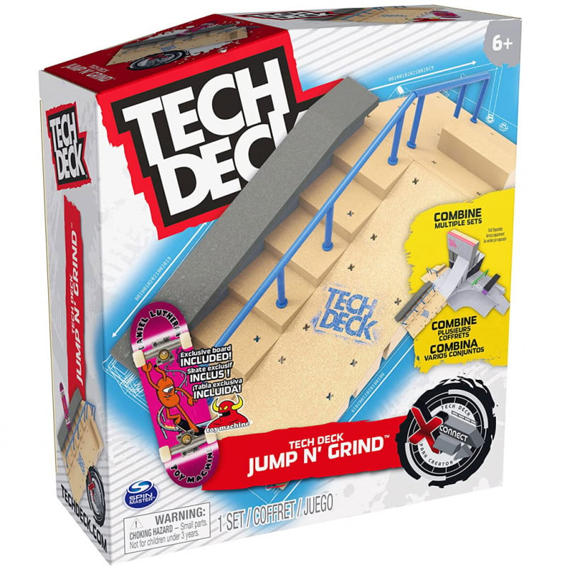 FINGER SKATE - TECH DECK STARTER SET X-CONNECT - 6061840 - Skateparks  modulables Avec 1 Fingerskate & Accessoires - Modèle aléatoire sur  marjanemall aux meilleurs prix au Maroc