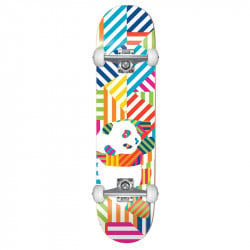 Enjoi Panda Stripes Resin 7.75" Skateboard Complete