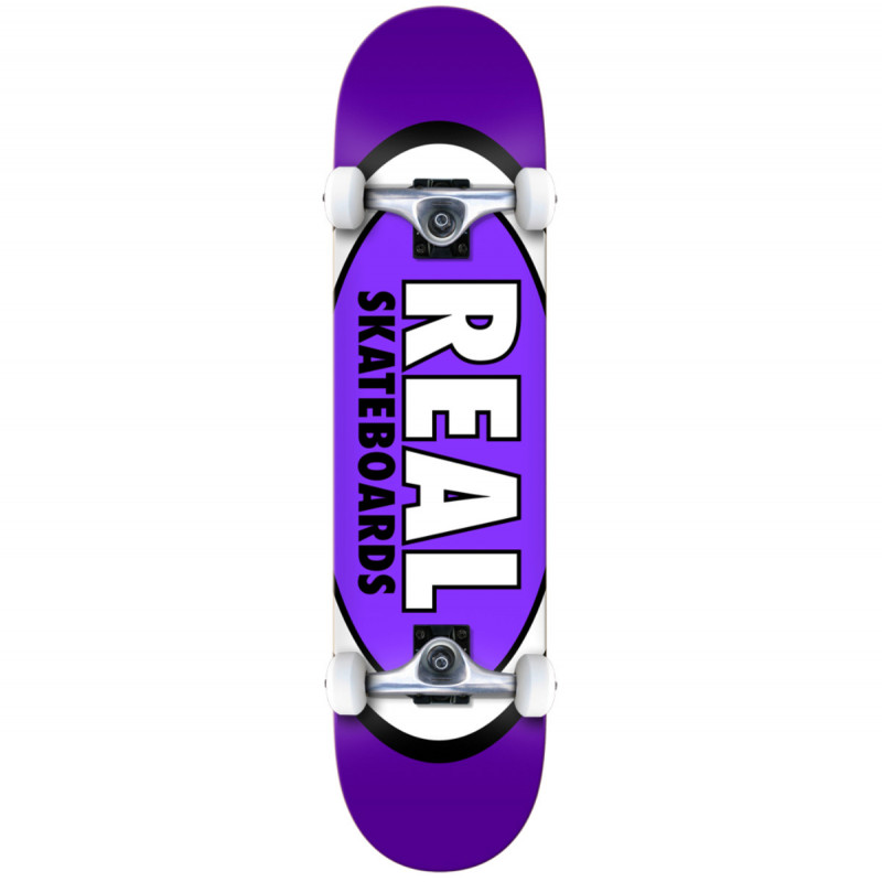 Real Classic Oval Purple XL 8.25" Skateboard Complete