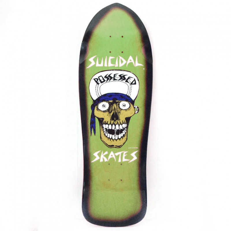 Dogtown Suicidal Skates Punk Skull 10.125" Old School Skateboard Deck
