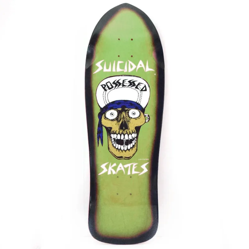 Dogtown Suicidal Skates Punk Skull 10.125" Old School Skateboard Deck