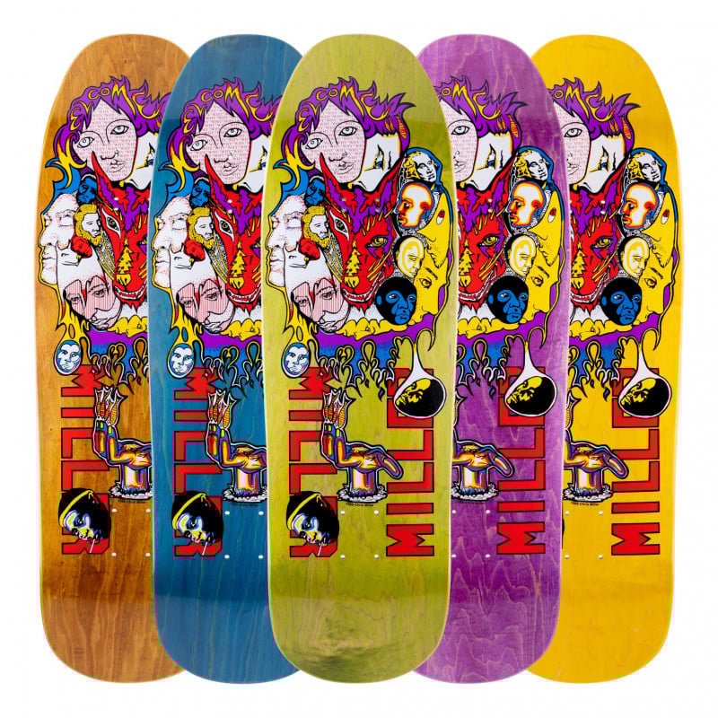 Welcome Chris Miller Collage On Gaia 9.6" Assorted Skateboard Deck