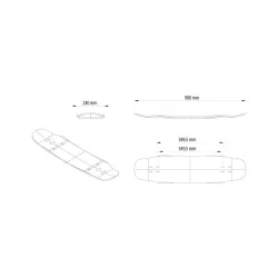 Alternative Egret Libra 43" Longboard Deck