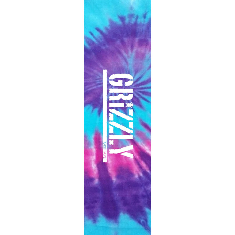 Grizzly Tie-Dye Stamp Skateboard Griptape