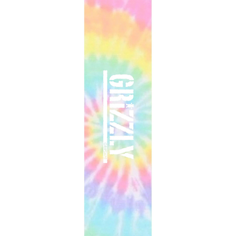 Grizzly Tie-Dye Stamp Skateboard Griptape