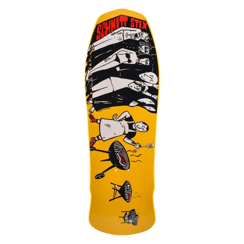 Schmitt Stix Joe Lopes BBQ 10.125" Old School Skateboard Deck