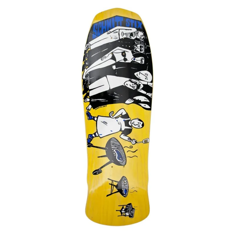 Schmitt Stix Joe Lopes BBQ 10.125" Old School Skateboard Deck