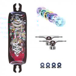 Pantheon Nexus FG Ruins Graphic Seismic 36.25" - Longboard Complete