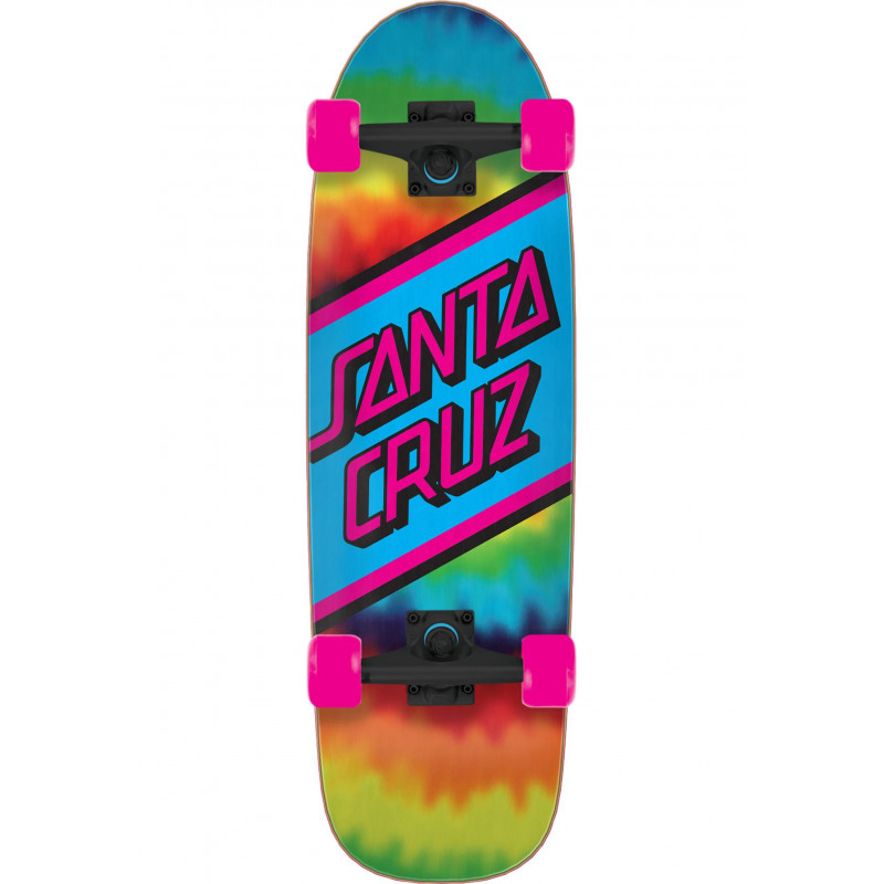 Santa Cruz Rainbow Tie Dye Street Cruzer 8.79" Skateboard Complete