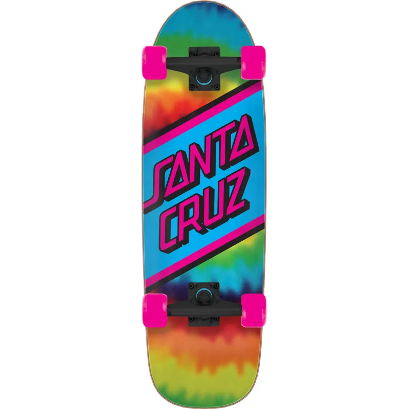 Santa Cruz Rainbow Tie Dye Street Cruzer 8.79" Skateboard Complete