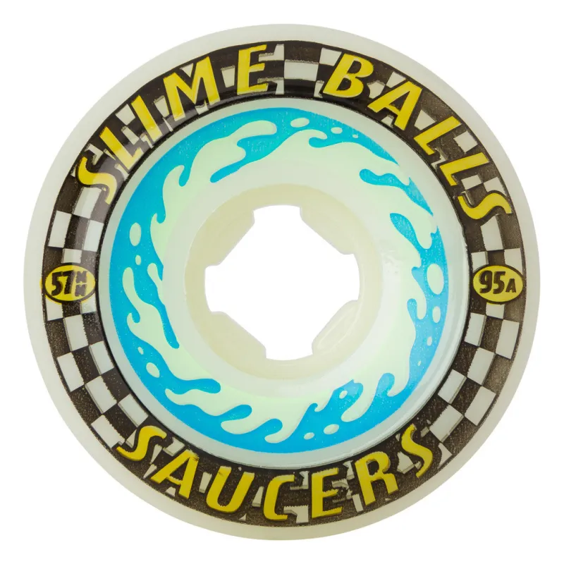 Santa Cruz Slime Balls Saucers 57mm 95A Skateboard Ruote
