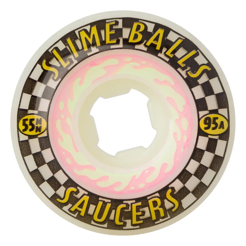 Santa Cruz Slime Balls Saucers 55mm 95A Skateboard Ruote