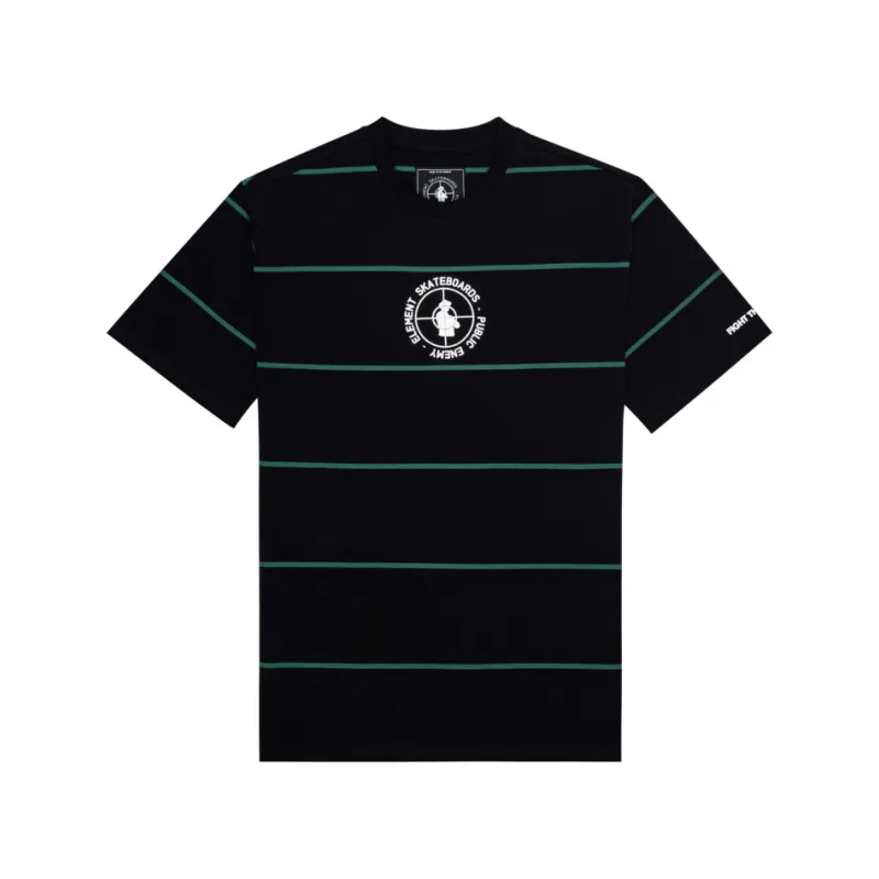 Element x Public Enemy Target Striped T-Shirt