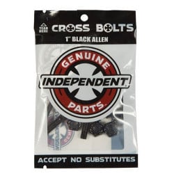 Independent Hardware 1" Zwart Allen Bolts