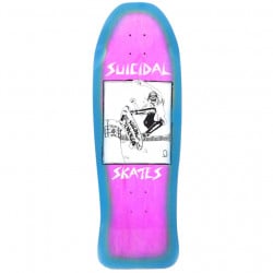 Dogtown Suicidal Pool Skater Reissue Stain / Fade - 30.5" x 10.125" - Old Skool Skateboard Deck