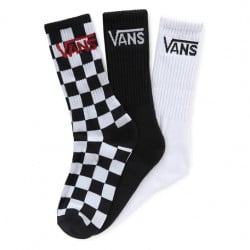 Vans Classic Crew Boys Socks Kids 3pk