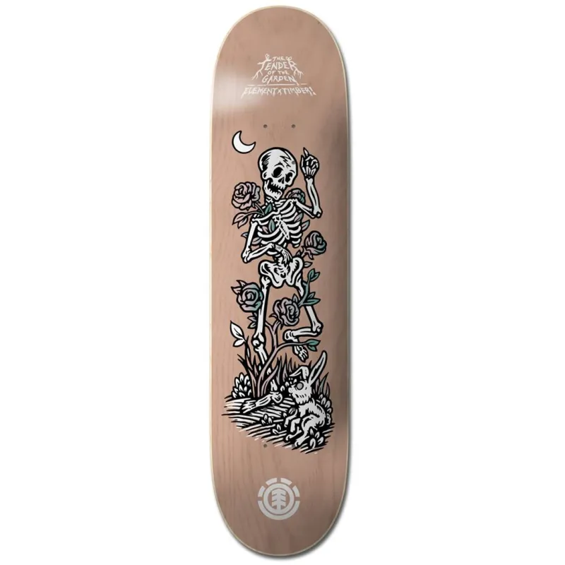 Element Timber Garden Skeleton 8.0" Skateboard Deck