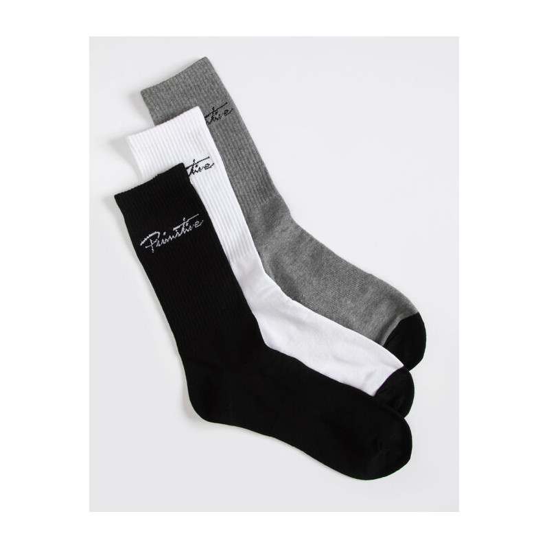 Primitive Nuevo Socks 3-Pack