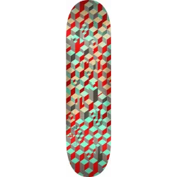 Mini Logo Patterns Blocks Shape 242 8.0" Skateboard Deck