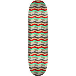 Mini Logo Patterns Steps Shape 244 8.5" Skateboard Deck