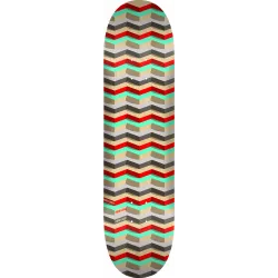 Mini Logo Patterns Steps Shape 244 8.5" Skateboard Deck