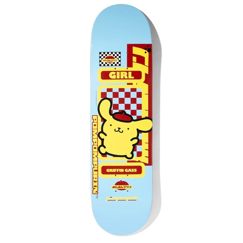 Girl Gass Sanrio Tokyo Speed 8.5" Skateboard Deck