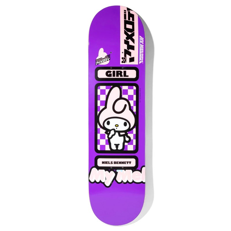 Girl Sanrio Tokyo Speed 8.125" Skateboard Deck