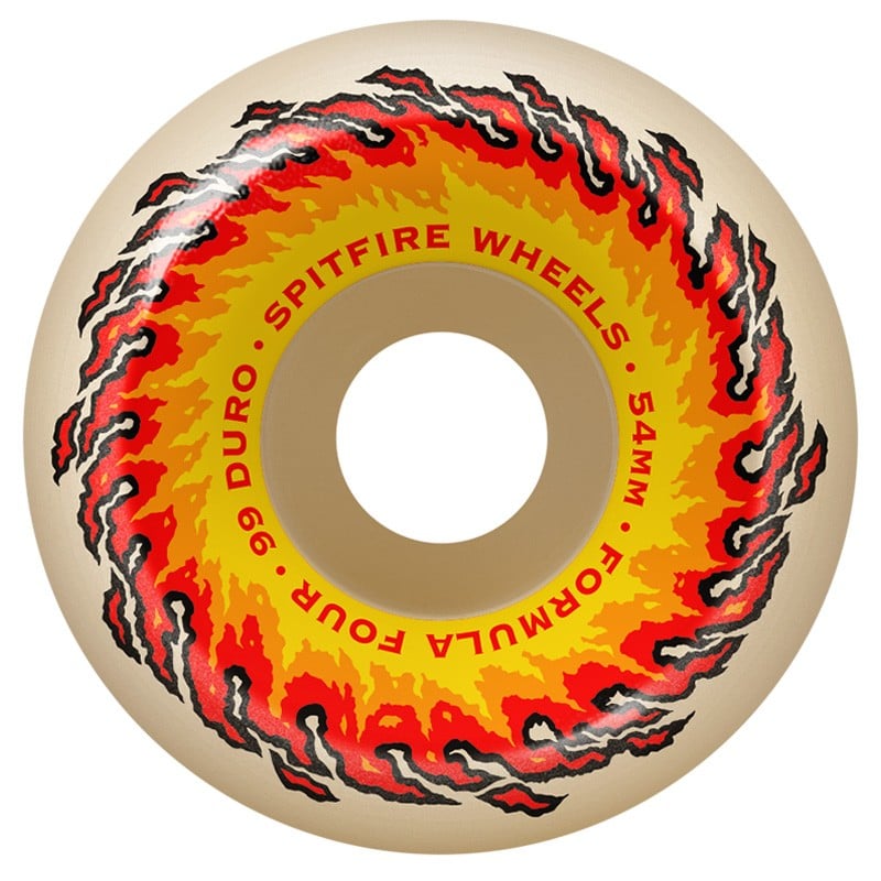 Spitfire Formula Four OG Fireball Conical 54mm 99A Skateboard Wheels Spitfire Formula Four OG Fireball Conical 54mm 99A Skateboard Wheels