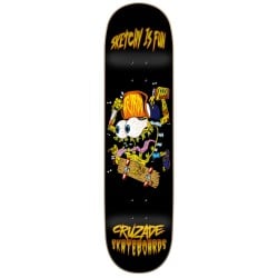 Cruzade Sketchy Is Fun  8.625" Skateboard Deck