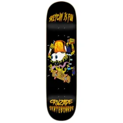 Cruzade Sketchy Is Fun 8.625" Skateboard Deck