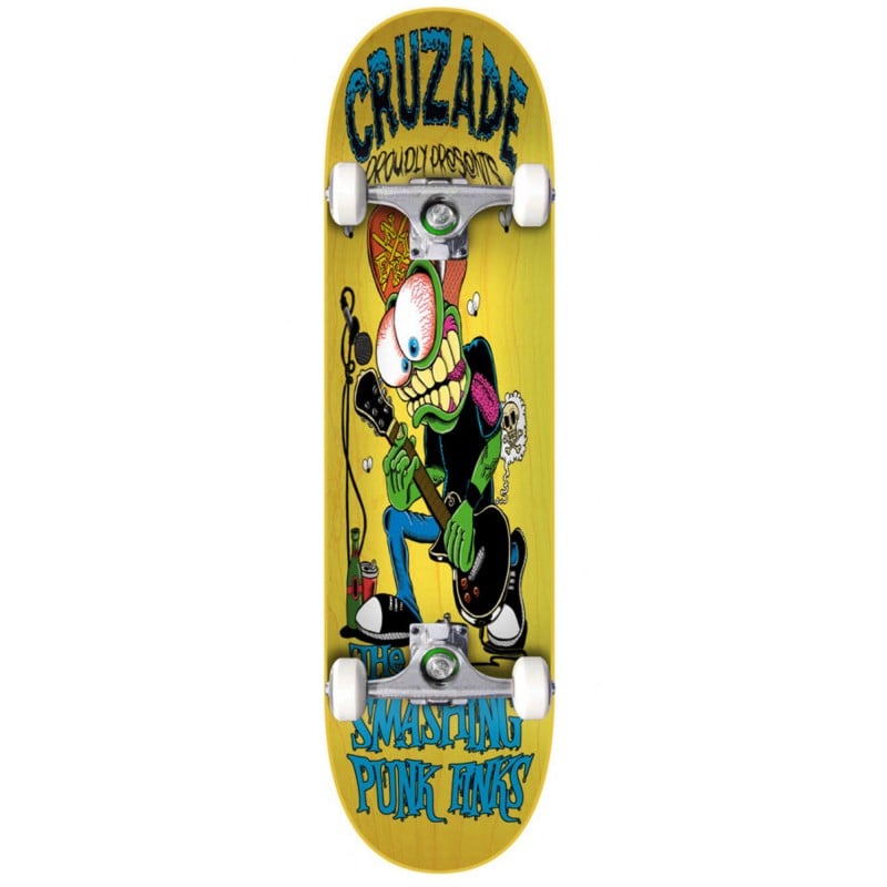 Cruzade Smashing Punk Finks 8.0” Skateboard Complete