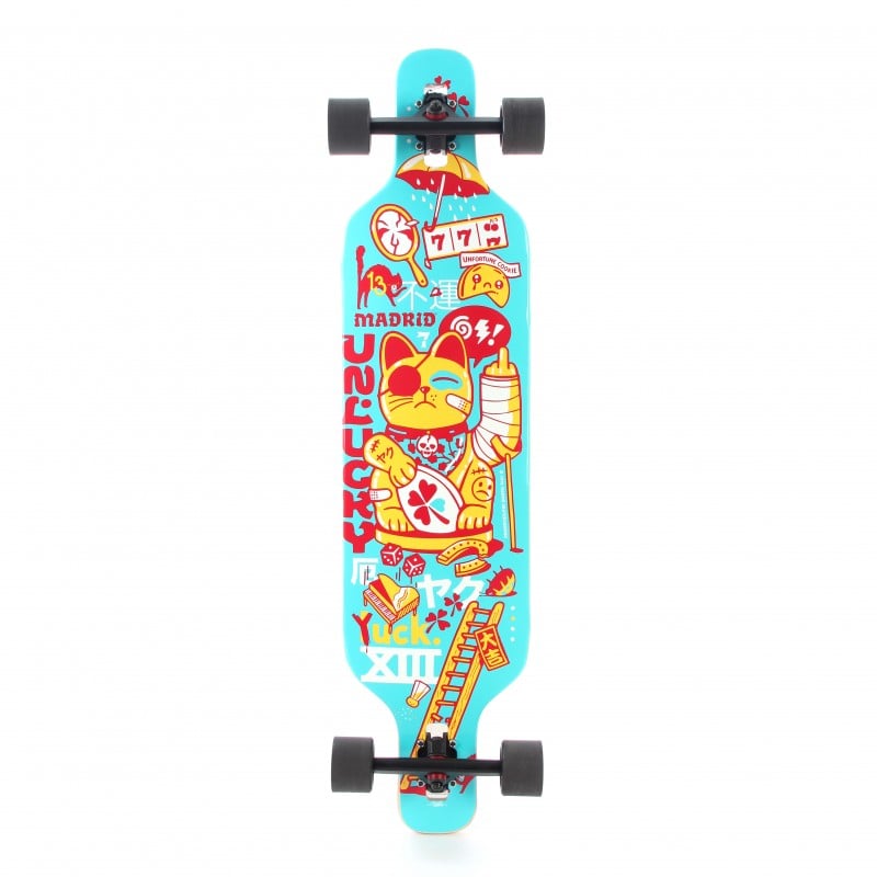 Madrid Unlucky 40" Drop Through Longboard Complete