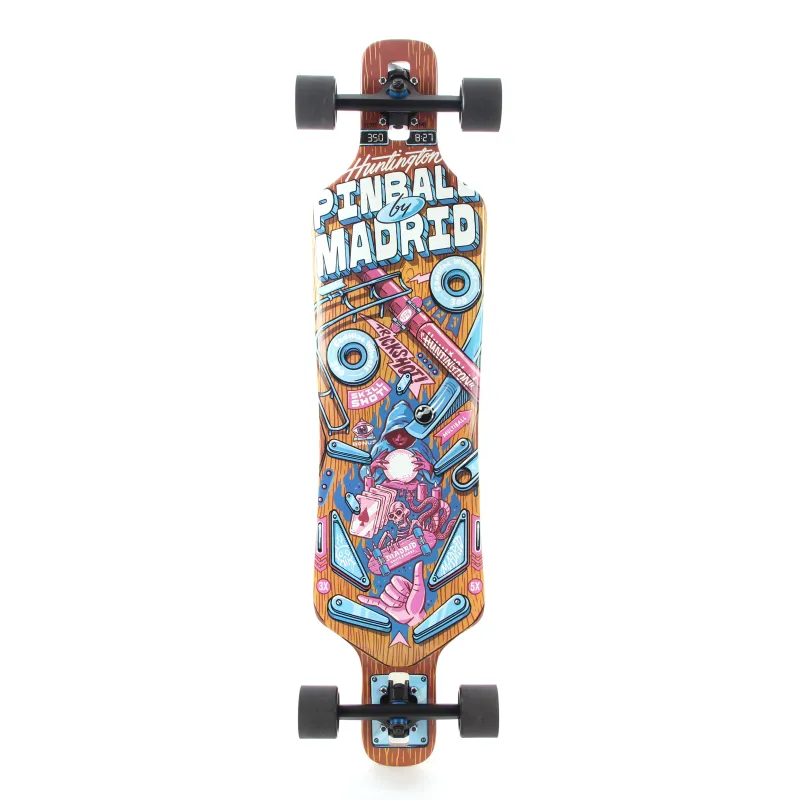 Madrid Pinball Wizard 39" Drop Through Longboard Complete