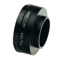 UV Lens Filter + Filter Adapter Ring - 37mm - For GoPro