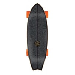 Santa Cruz X Carver Flame Dot Shark 31.5” Surfskate Complete