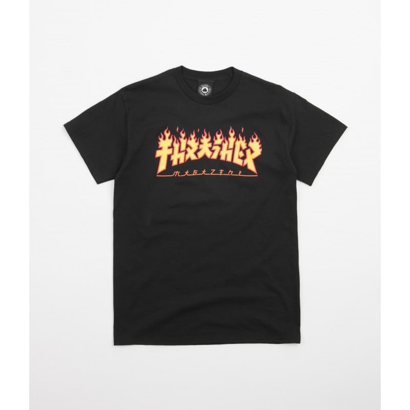 Thrasher Godzilla Flame T-Shirt