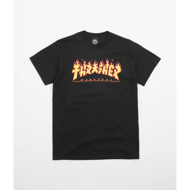 Thrasher Godzilla Flame T-Shirt