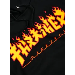 Thrasher Godzilla Flame Hoodie