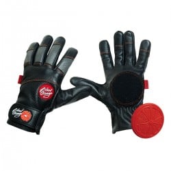 Blood Orange Leather Slide Gants