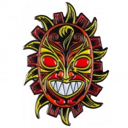 Powell-Peralta Nicky Guerrero Mask Glow In The Dark Lapel Pin
